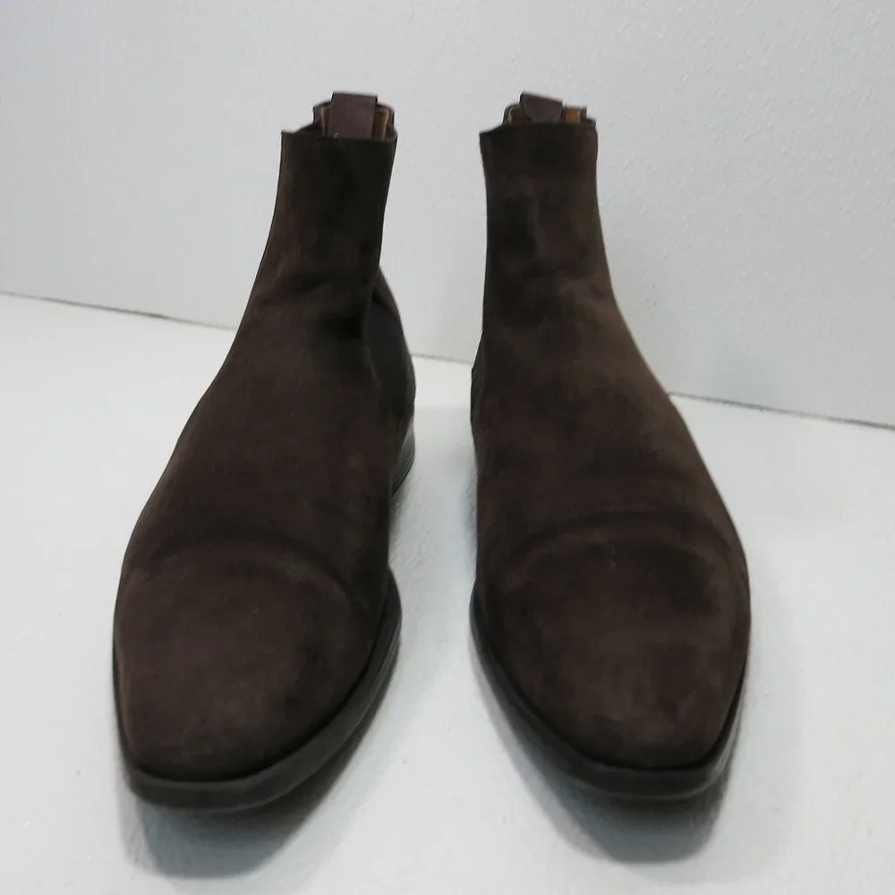 Magnanni Suede Leather Chelsea Casual Dress Boots Men's Footwear Shoes sz 39 7